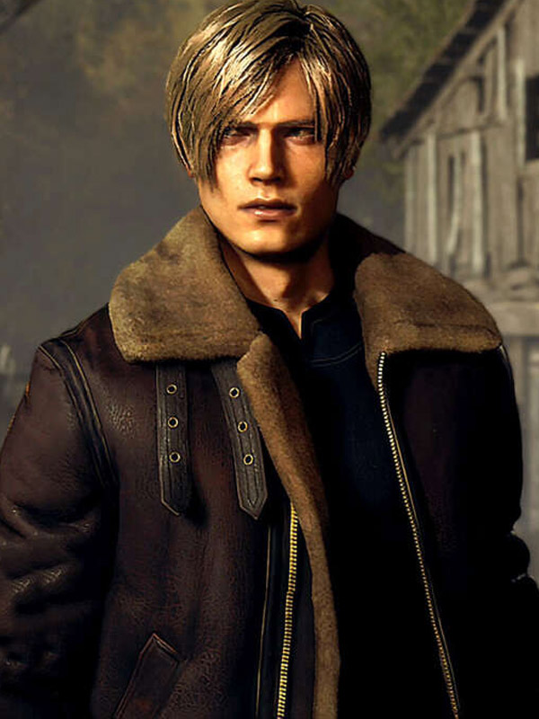 Leon Kennedy Resident Evil 4 Jacket - LEE Leather Jackets